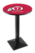 Holland Bar Stool Co Sports Team L217 - 36"" Black Wrinkle Utah Pub Table