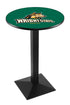 L217 - 36"" Black Wrinkle Wright State Pub Table