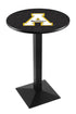 L217 - 42"" Black Wrinkle Appalachian State Pub Table