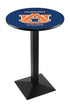 Holland Bar Stool L217 - 42""H Black Wrinkle Auburn Pub Table