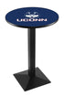 L217 - 42"" Black Wrinkle Connecticut Pub Table