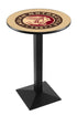 Holland Bar Stool L217 - 42"" Black Wrinkle Indian Motorcycle Logo Pub Table