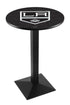 Holland Bar Stool Sports Team Wrinkle Los Angeles Kings Pub Table - 42"" Black