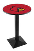 L217 - 42"" Black Wrinkle Louisville Pub Table