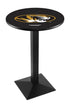 L217 - 42"" Black Wrinkle Missouri Pub Table