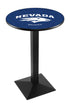 L217 - 42"" Black Wrinkle Nevada Pub Table