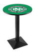 L217 - 42"" Black Wrinkle North Dakota Pub Table