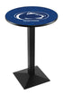 L217 - 42"" Black Wrinkle Penn State Pub Table