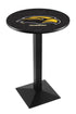 L217 - 42"" Black Wrinkle Southern Miss Pub Table