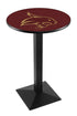 Holland Bar Stool Sports Team Wrinkle Texas State Pub Table - 42"" Black