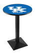 Holland Bar Stool Sports Team Wrinkle Kentucky ""UK"" Pub Table - 42"" Black