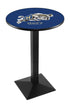 Holland Bar Stool Co Sports Team L217 - 42"" Black Wrinkle US Naval Academy NAVY Pub Table