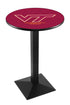 Holland Bar Stool Co Sports Team L217 - 42"" Black Wrinkle Virginia Tech Pub Table