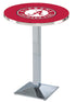 Holland Bar Stool L217 - 36""H Chrome Alabama Pub Table