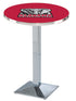 L217 - 36"" Chrome Alabama Pub Table
