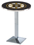 L217 - 36"" Chrome Boston Bruins Modern Pub Table