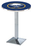 L217 - 36"" Chrome Buffalo Sabres Modern Pub Table