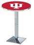 L217 - 36"" Chrome Indiana Pub Table