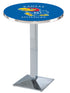 L217 - 36"" Chrome Kansas Pub Table