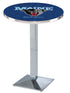 L217 - 36"" Chrome Maine Pub Table