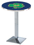 L217 - 36"" Chrome Notre Dame (Shamrock) Pub Table