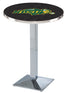 L217 - 36"" Chrome North Dakota State Pub Table
