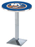 L217 - 36"" Chrome New York Islanders Pub Table