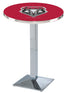 L217 - 36"" Chrome New Mexico Pub Table