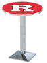 L217 - 36"" Chrome Rutgers Pub Table