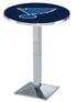 Holland Bar Stool Co. Sports Team L217 - 36"" Chrome St Louis Blues Pub Table