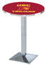 L217 - 36"" Chrome USC Trojans Pub Table