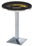 L217 - 36"" Chrome Southern Miss Pub Table