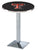 Holland Bar Stool Sports Team Chrome Texas Tech Pub Table - 36