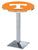 Holland Bar Stool Sports Logo Chrome Tennessee Pub Table - 36