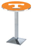 Holland Bar Stool Sports Logo Chrome Tennessee Pub Table - 36""