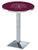 Holland Bar Stool Sports Team Chrome Texas A&M Pub Table - 36