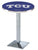 Holland Bar Stool Sports Team Chrome TCU Pub Table - 36