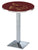 Holland Bar Stool Sports Team Chrome Texas State Pub Table - 36