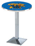 Holland Bar Stool Sports Team Chrome Kentucky ""Wildcat"" Pub Table - 36""