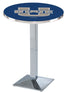 Holland Bar Stool Co Sports Team L217 - 36"" Chrome Utah State Pub Table