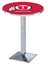 Holland Bar Stool Co Sports Team L217 - 36"" Chrome Utah Pub Table