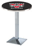 Holland Bar Stool Co Sports Team L217 - 36"" Chrome Valdosta State Pub Table