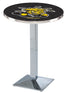 L217 - 36"" Chrome Wichita State Pub Table