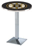 L217 - 42"" Chrome Boston Bruins Modern Pub Table