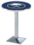 L217 - 42"" Chrome Buffalo Sabres Modern Pub Table