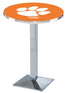 L217 - 42"" Chrome Clemson Pub Table