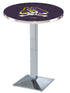 L217 - 42"" Chrome East Carolina Pub Table