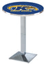 L217 - 42"" Chrome Kent State Pub Table