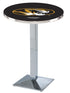 L217 - 42"" Chrome Missouri Pub Table