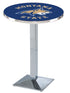 L217 - 42"" Chrome Montana State Pub Table